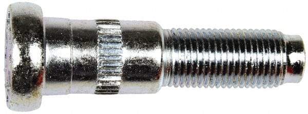 Dorman - 1/2-20 Serrated Bolt Wheel Stud - 5/8" Knurl, 2-1/4" OAL, 15/16" Shoulder Length - Benchmark Tooling
