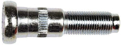 Dorman - 1/2-20 Serrated Bolt Wheel Stud - 5/8" Knurl, 2-1/4" OAL, 15/16" Shoulder Length - Benchmark Tooling