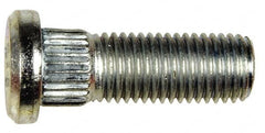 Dorman - M12-1.5 Serrated Bolt Wheel Stud - 12.95mm Knurl, 36mm OAL, 8mm Shoulder Length - Benchmark Tooling