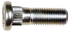 Dorman - M12-1.5 Serrated Bolt Wheel Stud - 12.9mm Knurl, 37.5mm OAL, 13mm Shoulder Length - Benchmark Tooling