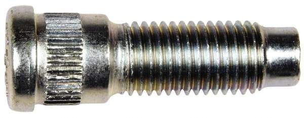 Dorman - M12-1.5 Serrated Bolt Wheel Stud - 14.45mm Knurl, 42mm OAL, 11.5mm Shoulder Length - Benchmark Tooling