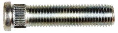 Dorman - M12-1.5 Serrated Bolt Wheel Stud - 12.8mm Knurl, 54mm OAL, 8mm Shoulder Length - Benchmark Tooling