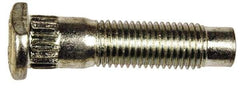 Dorman - M12-1.5 Serrated Bolt Wheel Stud - 13.41mm Knurl, 51.5mm OAL, 13.5mm Shoulder Length - Benchmark Tooling