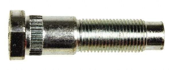 Dorman - 1/2-20 Serrated Bolt Wheel Stud - 0.585" Knurl, 2" OAL, 3/4" Shoulder Length - Benchmark Tooling