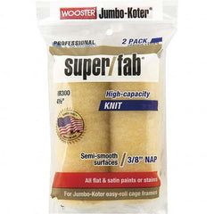Wooster Brush - 3/8" Nap, 4-1/2" Wide Paint General Purpose Roller Cover - Smooth Texture, Fabric - Benchmark Tooling