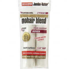 Wooster Brush - 1/4" Nap, 4-1/2" Wide Paint General Purpose Roller Cover - Smooth Texture, Mohair Blend - Benchmark Tooling