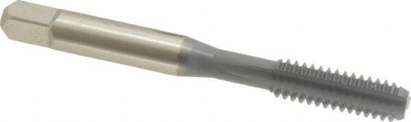 OSG - 1/4-20 UNC 3 Flute elektraLUBE Finish High Speed Steel Straight Flute Standard Hand Tap - Bottoming, Right Hand Thread, 2-1/2" OAL, 1" Thread Length, H2 Limit - Exact Industrial Supply