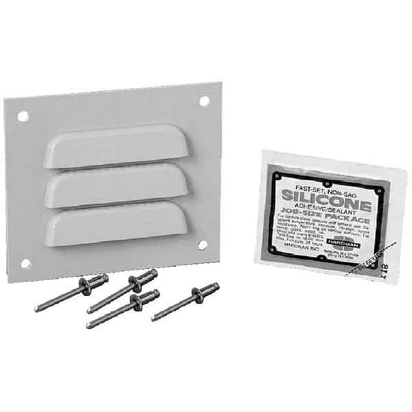 Wiegmann - Electrical Enclosure Accessories For Use With: Enclosures Accessory Type: Louver Plate Kit - Benchmark Tooling