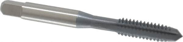 OSG - 1/4-20 UNC 3B 2 Flute elektraLUBE Finish High Speed Steel Straight Flute Standard Hand Tap - Plug, Right Hand Thread, 2-1/2" OAL, 1" Thread Length, H3 Limit - Exact Industrial Supply
