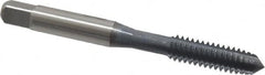OSG - 1/4-20 UNC 3B 4 Flute elektraLUBE Finish High Speed Steel Straight Flute Standard Hand Tap - Plug, Right Hand Thread, 2-1/2" OAL, 1" Thread Length, H3 Limit - Exact Industrial Supply