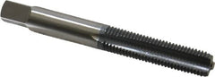 OSG - 5/16-24 UNF 3B 3 Flute elektraLUBE Finish High Speed Steel Straight Flute Standard Hand Tap - Bottoming, Right Hand Thread, 2-23/32" OAL, 1-1/8" Thread Length, H3 Limit - Exact Industrial Supply