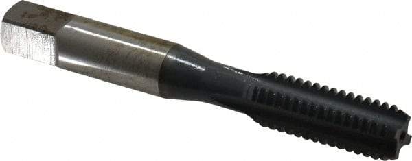 OSG - 3/8-16 UNC 3B 4 Flute elektraLUBE Finish High Speed Steel Straight Flute Standard Hand Tap - Bottoming, Right Hand Thread, 2-15/16" OAL, 1-1/4" Thread Length, H3 Limit - Benchmark Tooling