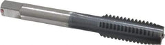 OSG - 7/16-14 UNC 4 Flute elektraLUBE Finish High Speed Steel Straight Flute Standard Hand Tap - Plug, Right Hand Thread, 3-5/32" OAL, 1-7/16" Thread Length, H3 Limit - Exact Industrial Supply