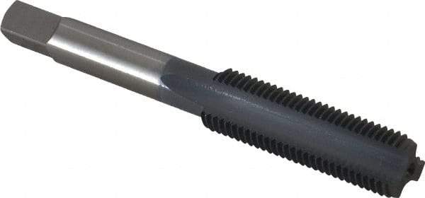 OSG - 7/16-20 UNF 3 Flute elektraLUBE Finish High Speed Steel Straight Flute Standard Hand Tap - Bottoming, Right Hand Thread, 3-5/32" OAL, 1-7/16" Thread Length, H3 Limit - Exact Industrial Supply