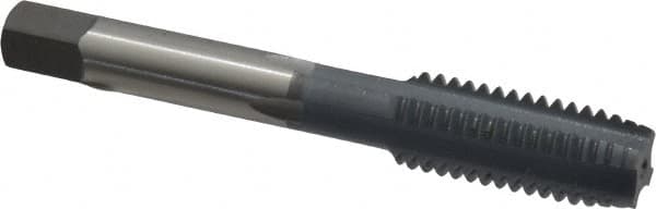 OSG - 1/2-13 UNC 3B 4 Flute elektraLUBE Finish High Speed Steel Straight Flute Standard Hand Tap - Plug, Right Hand Thread, 3-3/8" OAL, 1-21/32" Thread Length, H3 Limit - Exact Industrial Supply