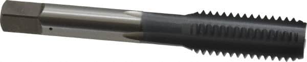 OSG - 1/2-13 UNC 3B 4 Flute elektraLUBE Finish High Speed Steel Straight Flute Standard Hand Tap - Bottoming, Right Hand Thread, 3-3/8" OAL, 1-21/32" Thread Length, H3 Limit - Exact Industrial Supply