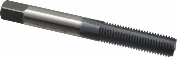 OSG - 5/16-24 UNF 2B 4 Flute elektraLUBE Finish High Speed Steel Straight Flute Standard Hand Tap - Bottoming, Right Hand Thread, 2-23/32" OAL, 1-1/8" Thread Length, H4 Limit - Exact Industrial Supply