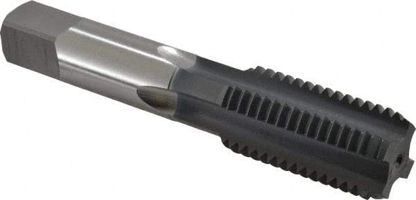 OSG - 1-8 UNC 3B 4 Flute elektraLUBE Finish High Speed Steel Straight Flute Standard Hand Tap - Bottoming, Right Hand Thread, 5-1/8" OAL, 2-1/2" Thread Length, H4 Limit - Benchmark Tooling