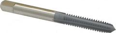 OSG - 1/4-20 UNC 2B 4 Flute elektraLUBE Finish High Speed Steel Straight Flute Standard Hand Tap - Plug, Right Hand Thread, 2-1/2" OAL, 1" Thread Length, H5 Limit - Exact Industrial Supply