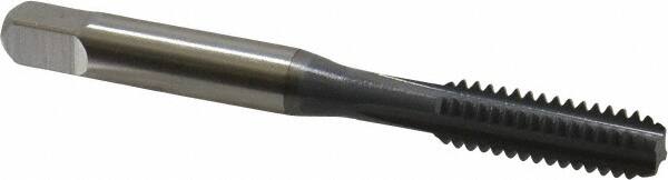OSG - 1/4-20 UNC 2B 4 Flute elektraLUBE Finish High Speed Steel Straight Flute Standard Hand Tap - Bottoming, Right Hand Thread, 2-1/2" OAL, 1" Thread Length, H5 Limit - Exact Industrial Supply