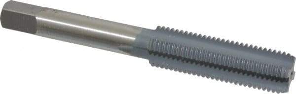 OSG - 7/16-20 UNF 4 Flute elektraLUBE Finish High Speed Steel Straight Flute Standard Hand Tap - Bottoming, Right Hand Thread, 3-5/32" OAL, 1-7/16" Thread Length, H5 Limit - Exact Industrial Supply