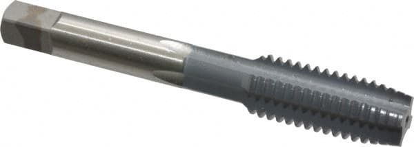 OSG - 1/2-13 UNC 2B 4 Flute elektraLUBE Finish High Speed Steel Straight Flute Standard Hand Tap - Plug, Right Hand Thread, 3-3/8" OAL, 1-21/32" Thread Length, H5 Limit - Exact Industrial Supply