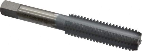 OSG - 1/2-13 UNC 2B 4 Flute elektraLUBE Finish High Speed Steel Straight Flute Standard Hand Tap - Bottoming, Right Hand Thread, 3-3/8" OAL, 1-21/32" Thread Length, H5 Limit - Exact Industrial Supply