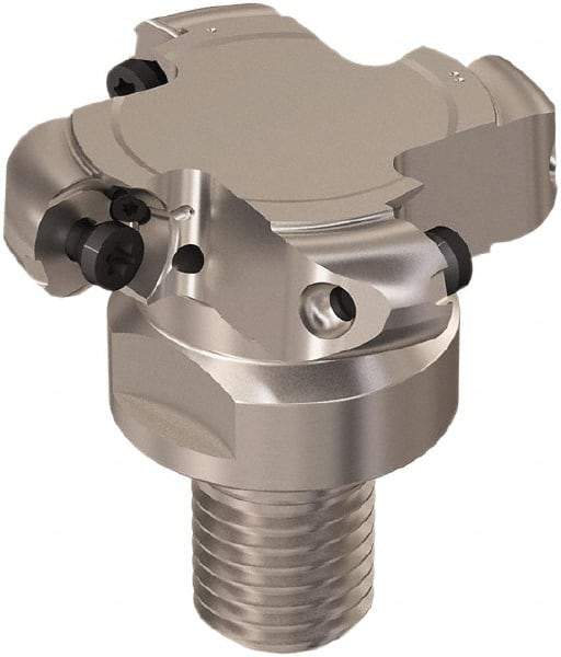Seco - Modular Connection Connection, 0.315" Cutting Width, 0.409" Depth of Cut, 2" Cutter Diam, 6 Tooth Indexable Slotting Cutter - R335.29 Toolholder, RD.. 08.. Insert, Right Hand Cutting Direction - Benchmark Tooling