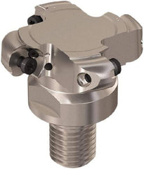 Seco - Modular Connection Connection, 0.315" Cutting Width, 0.409" Depth of Cut, 2" Cutter Diam, 6 Tooth Indexable Slotting Cutter - R335.29 Toolholder, RD.. 08.. Insert, Right Hand Cutting Direction - Benchmark Tooling