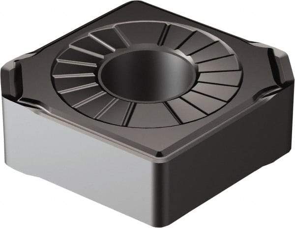 Sandvik Coromant - CNMX43A2 SM Grade 1105 Carbide Turning Insert - TiAlN Finish, 80° Parallelogram, 1/2" Inscr Circle, 3/16" Thick, 1/32" Corner Radius - Benchmark Tooling