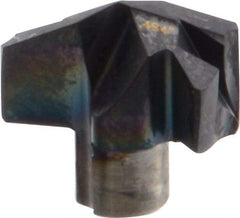 Iscar - Series ICP, 12.29mm Diam Grade IC908 140° Replaceable Drill Tip - Carbide, TiAlN Finish, 12 Seat Size - Benchmark Tooling