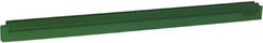 Vikan - 24" Rubber Blade Squeegee Refill - Double Edge, Green, Plastic Holder - Benchmark Tooling