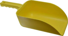 Remco - 82 oz Yellow Polypropylene Flat Bottom Scoop - 5.9" Wide x 3.3" Deep Bowl, 4-1/2" Handle Length, 15.1" OAL - Benchmark Tooling