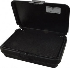 Platt - 8-1/2" Wide x 2-1/2" High, Clamshell Hard Case - Black, Polyethylene - Benchmark Tooling
