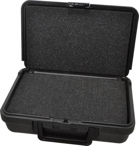 Platt - 10-1/2" Wide x 3" High, Clamshell Hard Case - Black, Polyethylene - Benchmark Tooling