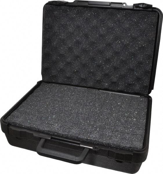 Platt - 15" Wide x 4-3/8" High, Clamshell Hard Case - Black, Polyethylene - Benchmark Tooling