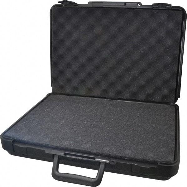 Platt - 16" Wide x 3-1/4" High, Clamshell Hard Case - Black, Polyethylene - Benchmark Tooling