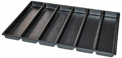 Kennedy - Tool Box Durable ABS Plastic Organizer - 25" Wide x 18-1/2" Deep x 2" High, Black, For 29" Wide Roller Cabinets - Benchmark Tooling