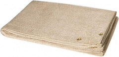Steiner - 10' High x 8' Wide x 0.035" Thick Fiberglass Welding Blanket - Tan, Grommet - Benchmark Tooling