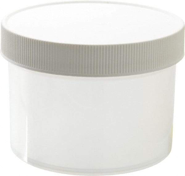 Dynalon Labware - 8 oz Jar - Polypropylene, Translucent, 2.44" High x 3-1/2" Diam, 3-1/2" Cap - Benchmark Tooling