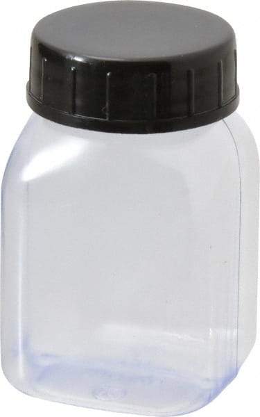 Dynalon Labware - 50 mL Wide-Mouth Bottle - PVC, Clear, 2.36" High x 0.98" Diam, 0.98" Cap - Benchmark Tooling