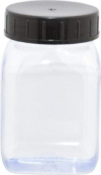 Dynalon Labware - 100 mL Wide-Mouth Bottle - PVC, Clear, 2.87" High x 1.3" Diam, 1.3" Cap - Benchmark Tooling