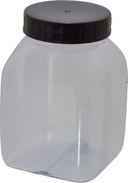 Dynalon Labware - 300 mL Wide-Mouth Bottle - PVC, Clear, 3.74" High x 1.65" Diam, 1.65" Cap - Benchmark Tooling