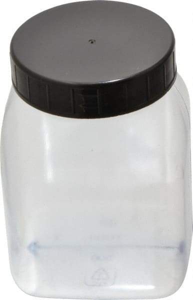 Dynalon Labware - 500 mL Wide-Mouth Bottle - PVC, Clear, 4.33" High x 2.24" Diam, 2.24" Cap - Benchmark Tooling