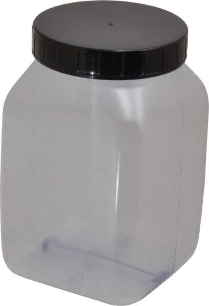 Dynalon Labware - 1,000 mL Wide-Mouth Bottle - PVC, Clear, 5.71" High x 2.76" Diam, 2.76" Cap - Benchmark Tooling