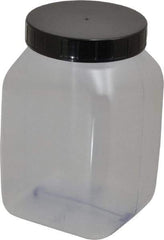 Dynalon Labware - 1,000 mL Wide-Mouth Bottle - PVC, Clear, 5.71" High x 2.76" Diam, 2.76" Cap - Benchmark Tooling