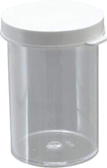 Dynalon Labware - 20 Drams Vial - Polystyrene, Clear, 2-1/2" High x 1-1/2" Diam, 3/4" Cap - Benchmark Tooling