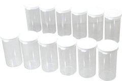 Dynalon Labware - 40 Drams Vial - Polystyrene, Clear, 4" High x 1-3/4" Diam, 3/4" Cap - Benchmark Tooling