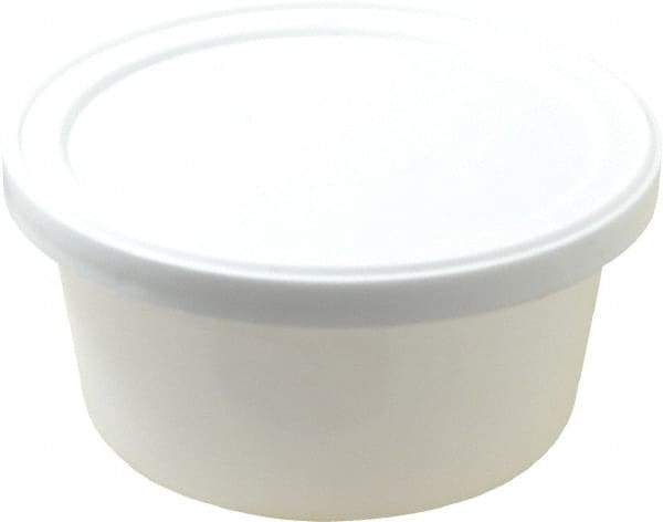 Dynalon Labware - 4 oz Disposable Container - Polyethylene, White, 1-1/8" High x 3.56" Diam, 3/4" Cap - Benchmark Tooling