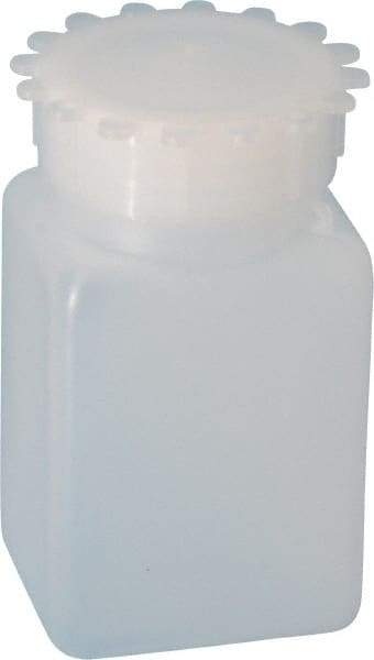 Dynalon Labware - 100 mL Wide-Mouth Bottle - Polyethylene, Translucent, 3.74" High x 1.65" Diam, 3/4" Cap - Benchmark Tooling